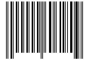 Number 606180 Barcode