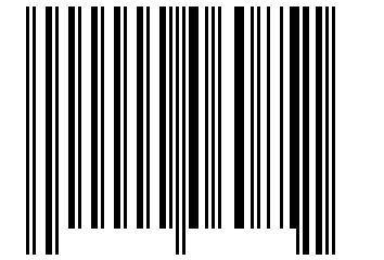 Number 60851 Barcode