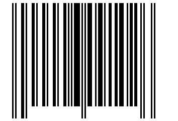 Number 6091026 Barcode