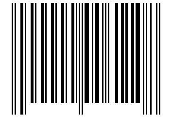 Number 6110 Barcode