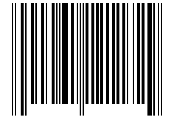 Number 61121172 Barcode