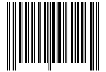 Number 6116 Barcode