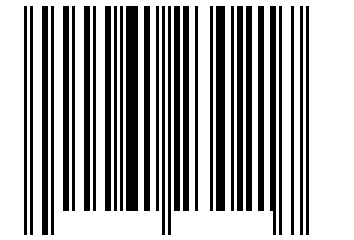 Number 61230217 Barcode