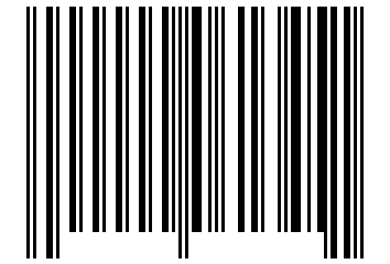 Number 61345 Barcode