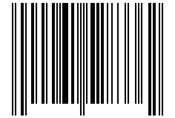 Number 61528336 Barcode