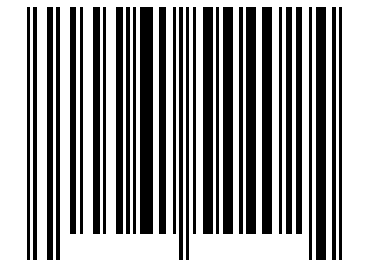 Number 61544024 Barcode