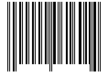 Number 61601 Barcode