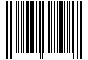 Number 61621475 Barcode