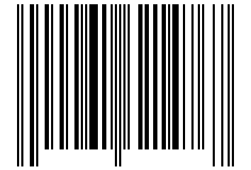 Number 61621476 Barcode
