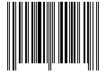 Number 61640261 Barcode