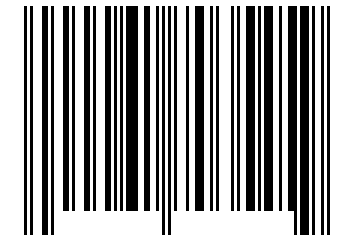 Number 61703545 Barcode