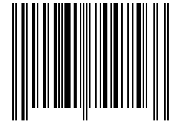 Number 61744756 Barcode