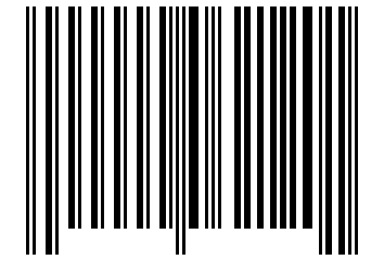 Number 62120 Barcode