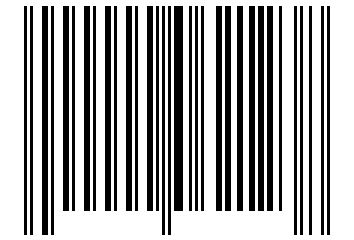 Number 62123 Barcode