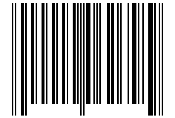 Number 62658 Barcode