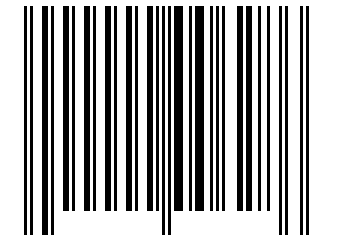 Number 6286 Barcode