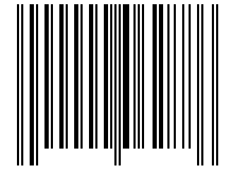 Number 62886 Barcode