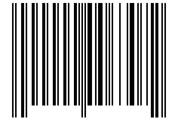 Number 6307 Barcode