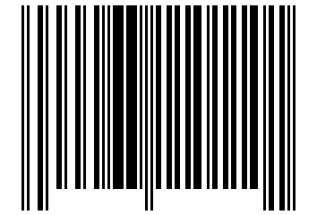 Number 63110110 Barcode