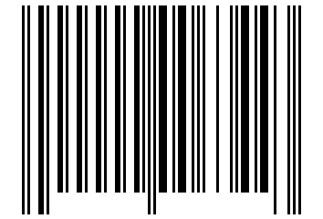 Number 6344 Barcode