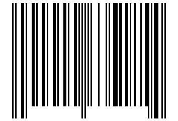 Number 635185 Barcode