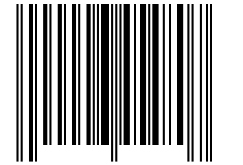 Number 6454807 Barcode