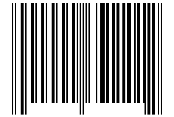 Number 651101 Barcode