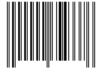 Number 654337 Barcode
