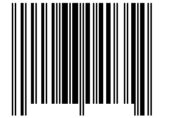 Number 66040354 Barcode