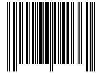 Number 66040361 Barcode