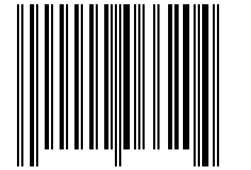 Number 66204 Barcode
