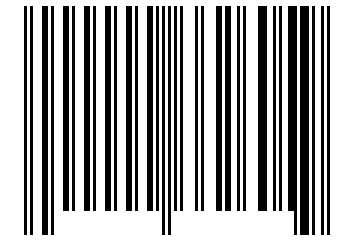 Number 662605 Barcode