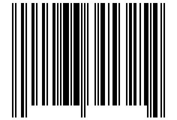 Number 66345325 Barcode