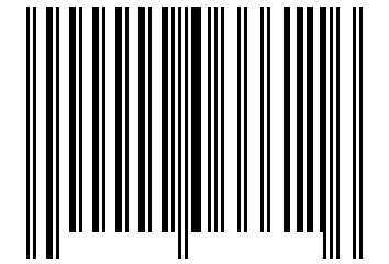 Number 66611 Barcode