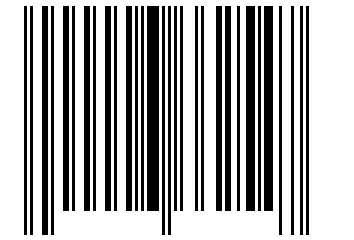 Number 6662547 Barcode