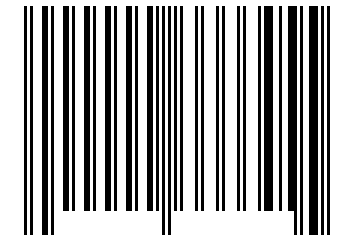 Number 666645 Barcode