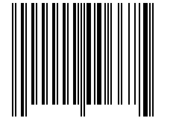 Number 6675 Barcode
