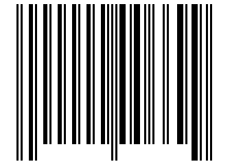 Number 6699 Barcode