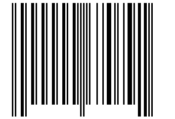 Number 670791 Barcode