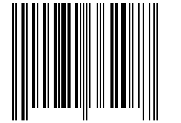 Number 70362077 Barcode