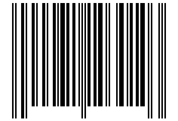 Number 71103010 Barcode