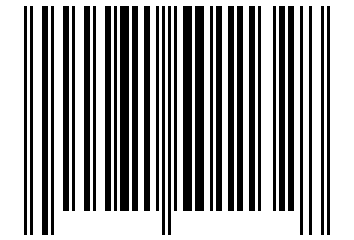Number 71501132 Barcode