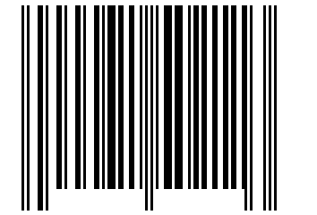 Number 71502113 Barcode