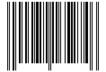 Number 72165274 Barcode