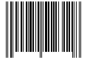 Number 72512311 Barcode