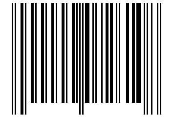 Number 72610 Barcode