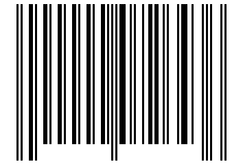 Number 72643 Barcode