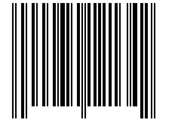 Number 74121342 Barcode