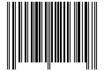 Number 74121345 Barcode
