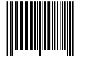 Number 7542725 Barcode